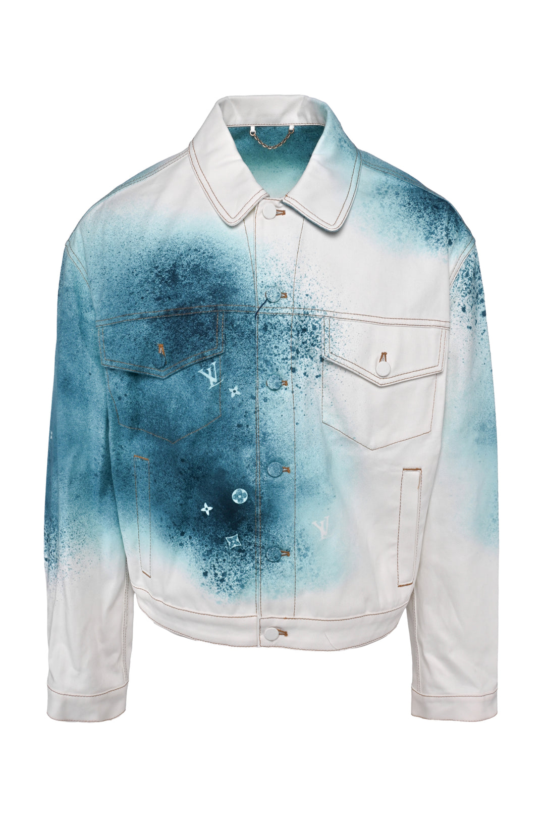 Louis Vuitton Size 50 Men's 2021 Spray Denim Jacket