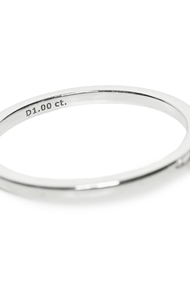 Pandora Size 7 14k White Gold 1ct Lab Grown Diamond Ring