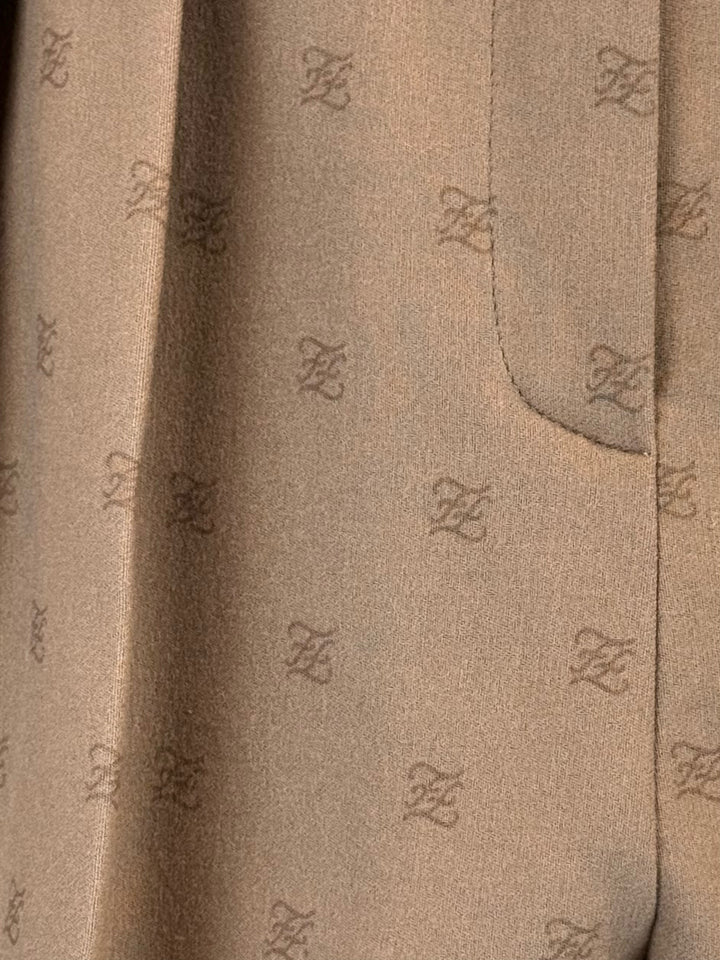 Fendi Size 4 FF Karligraphy Tailored High-Waisted Shorts