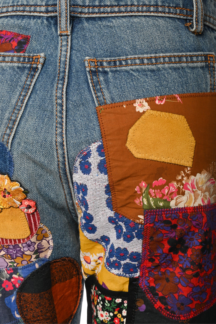 Coach Size 2 Patched Jeans
