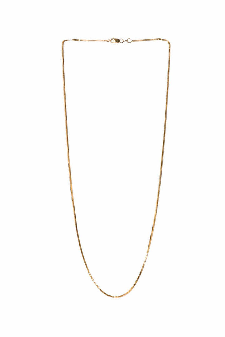 Simply Sublime 14KT Yellow Gold Box Chain Necklace