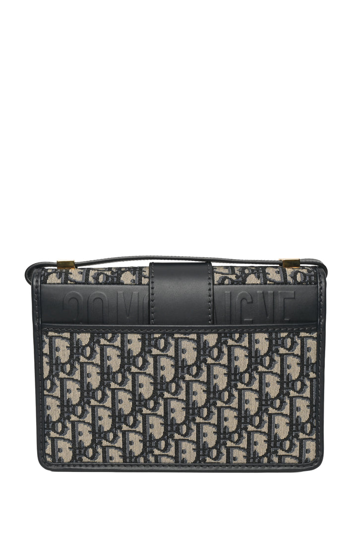 Dior 2020 30 Montaigne Bag in Blue Dior Oblique Jacquard