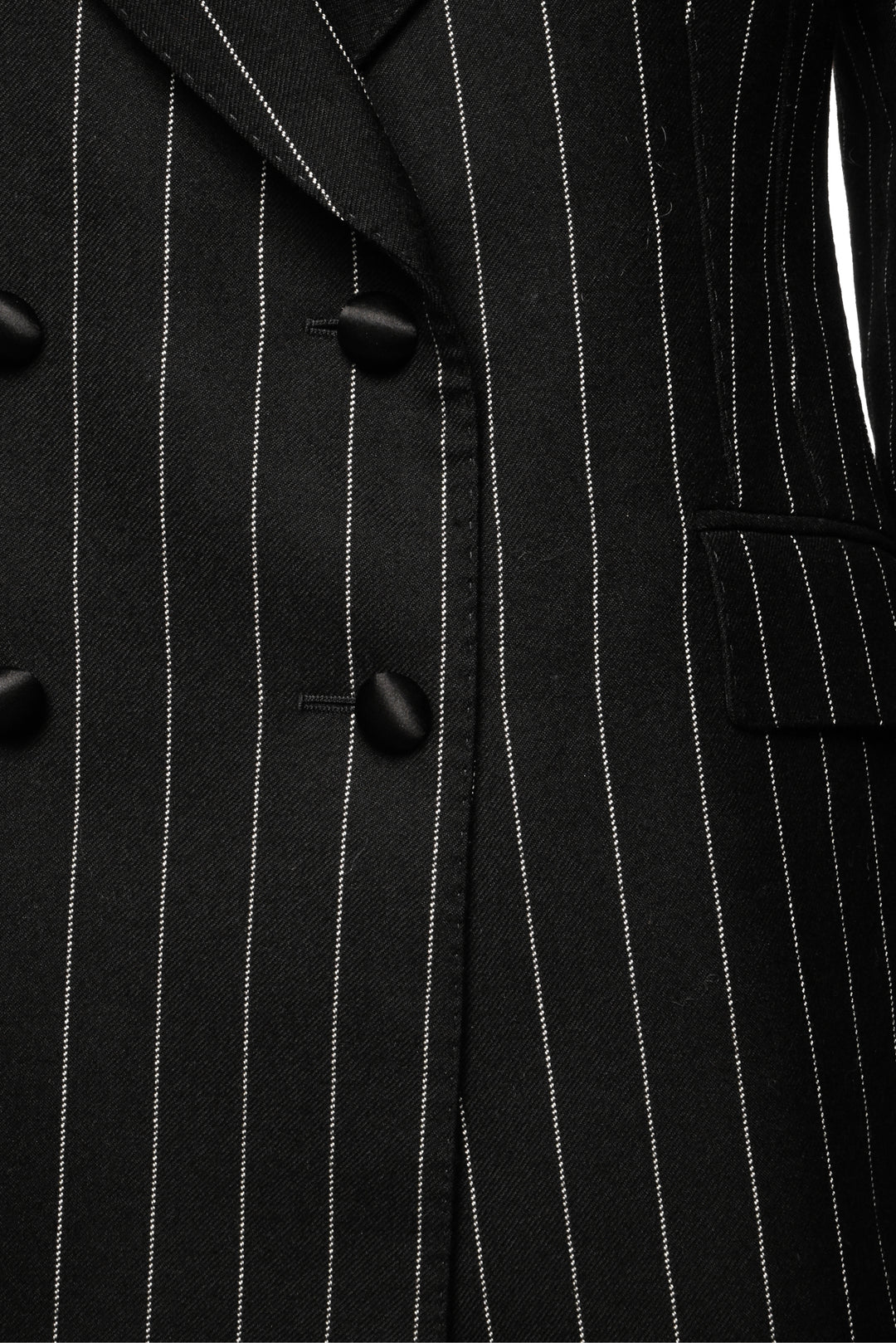 Dolce & Gabbana Size 46/42 Double Breasted Pinstripe Wool Blazer & Pant Suit