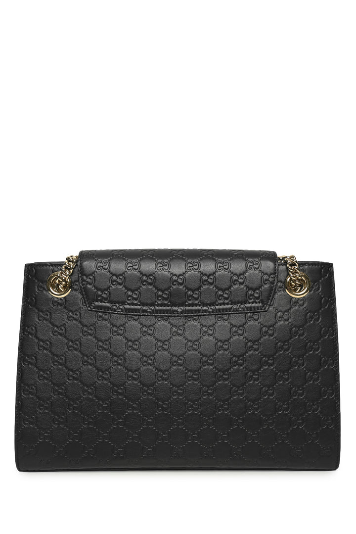 Gucci Large Emily Horsebit Guccissima Shoulder Bag