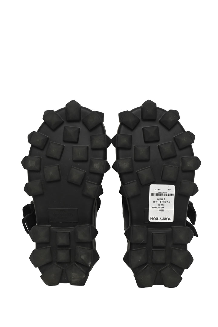 Valentino Size 37 Chunky Rockstud Sandals