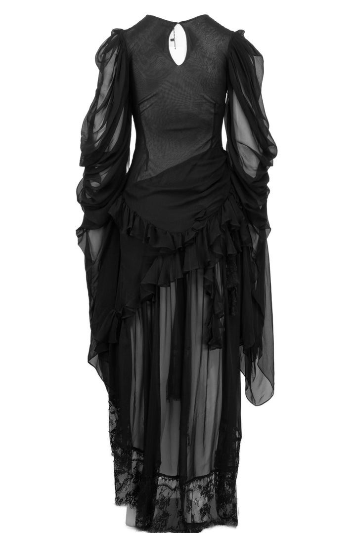 Collina Strada Size M Silk Chiffon Simone Angelica Dress