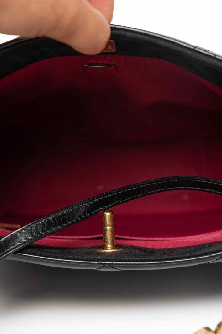 2022 Chanel Quilted Lambskin Hobo Bag