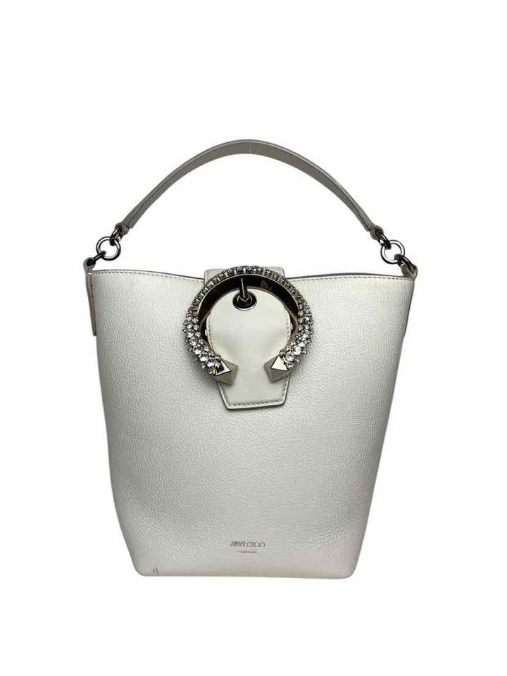 Jimmy Choo Madeline Crystal Embellished Bucket Bag