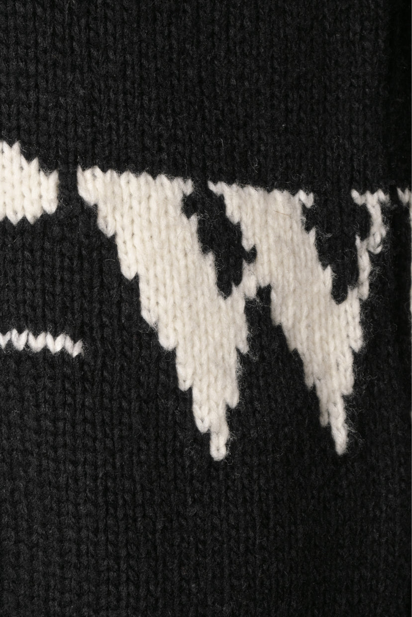 Off White Size 38 Logo Turtleneck Sweater