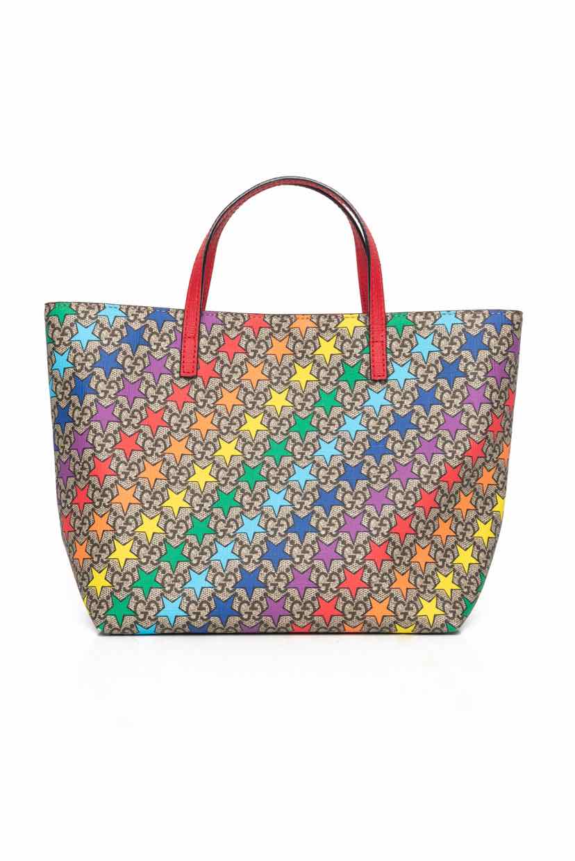 Gucci GG Supreme Canvas Star Print Children's Tote