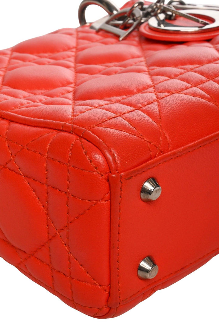 Dior 2013 Cannage Mini Lady Dior Bag