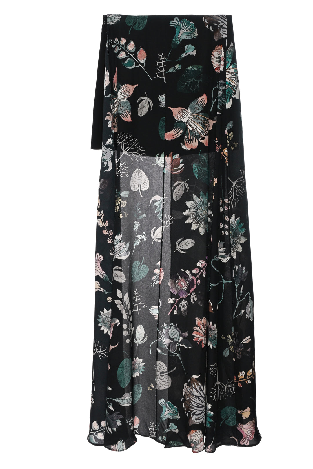 Versus Size 38 Botanical Print Maxi Skirt
