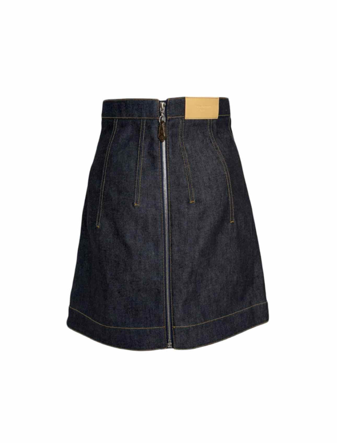 Louis Vuitton Size 38 Denim Short Skirt