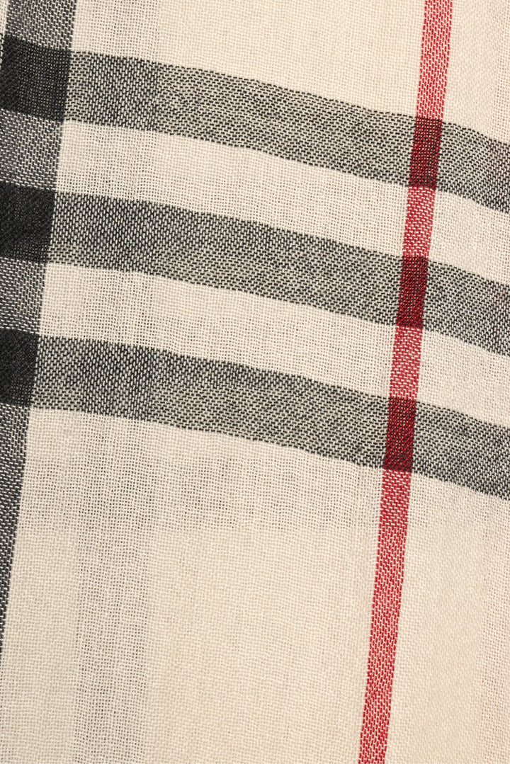 Burberry Wool & Cashmere Blend Check Scarf