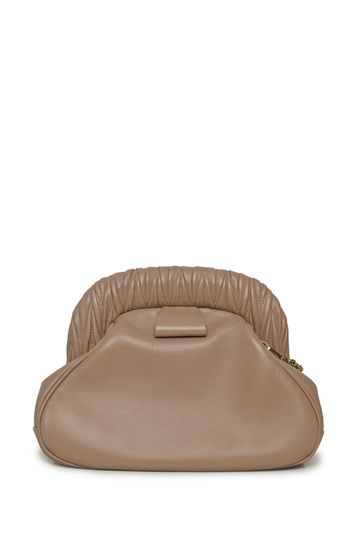 Miu Miu Belle Nappa Pochette Clutch Bag