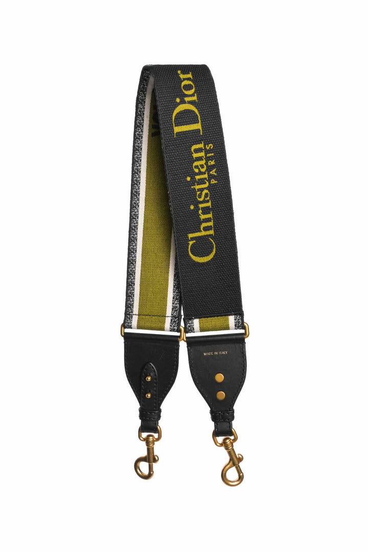 Christian Dior Logo Embroidered Shoulder Strap