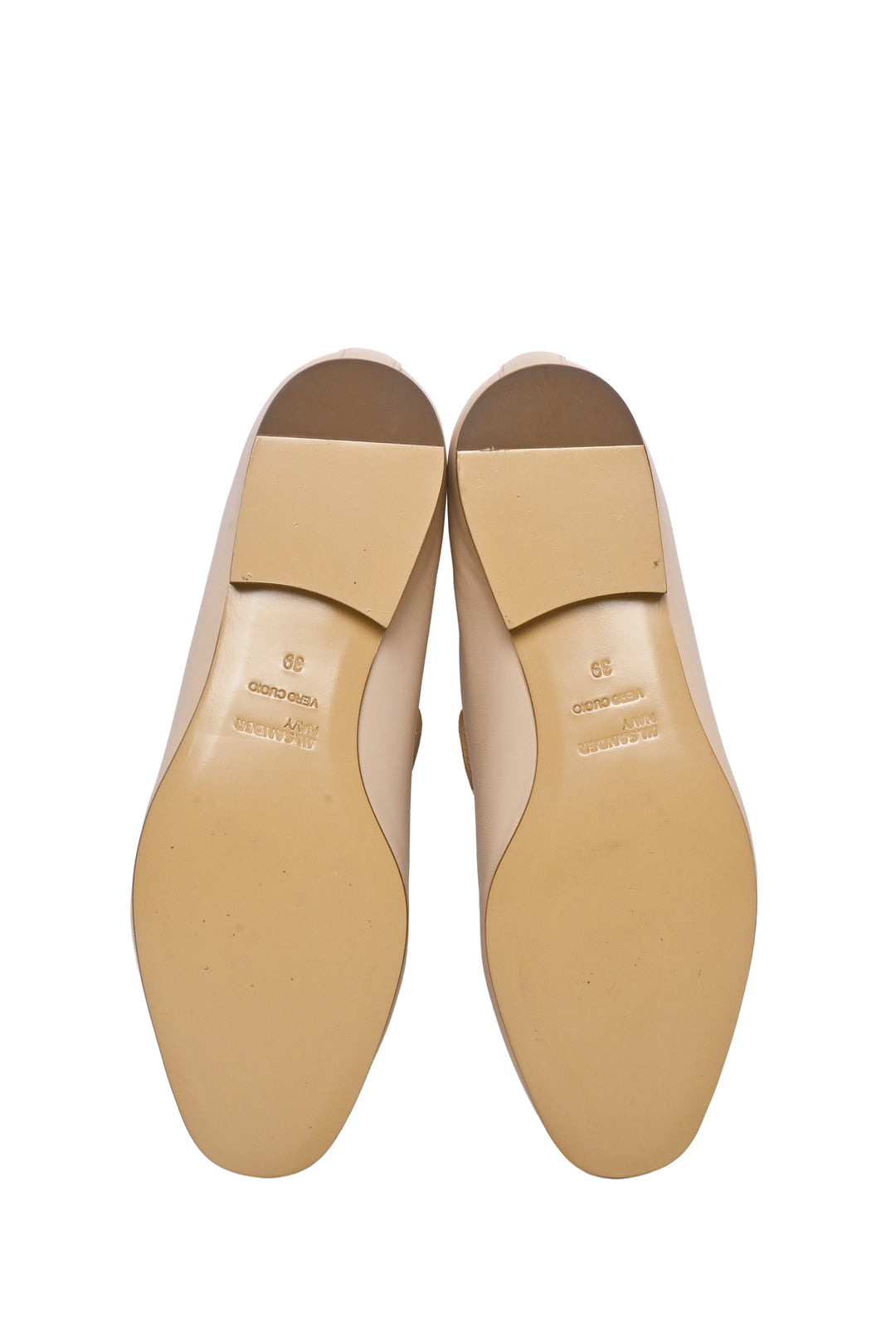 Jil Sander Navy Size 39 Leather Loafers