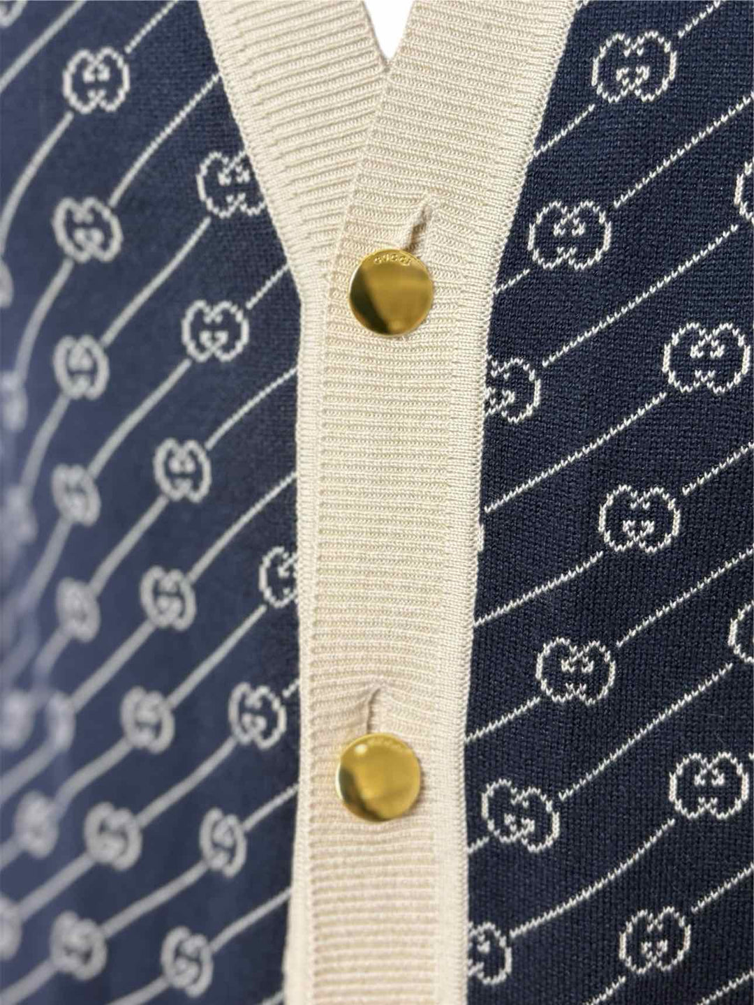 Gucci Size XS Men's GG  Jacquard Cardigan