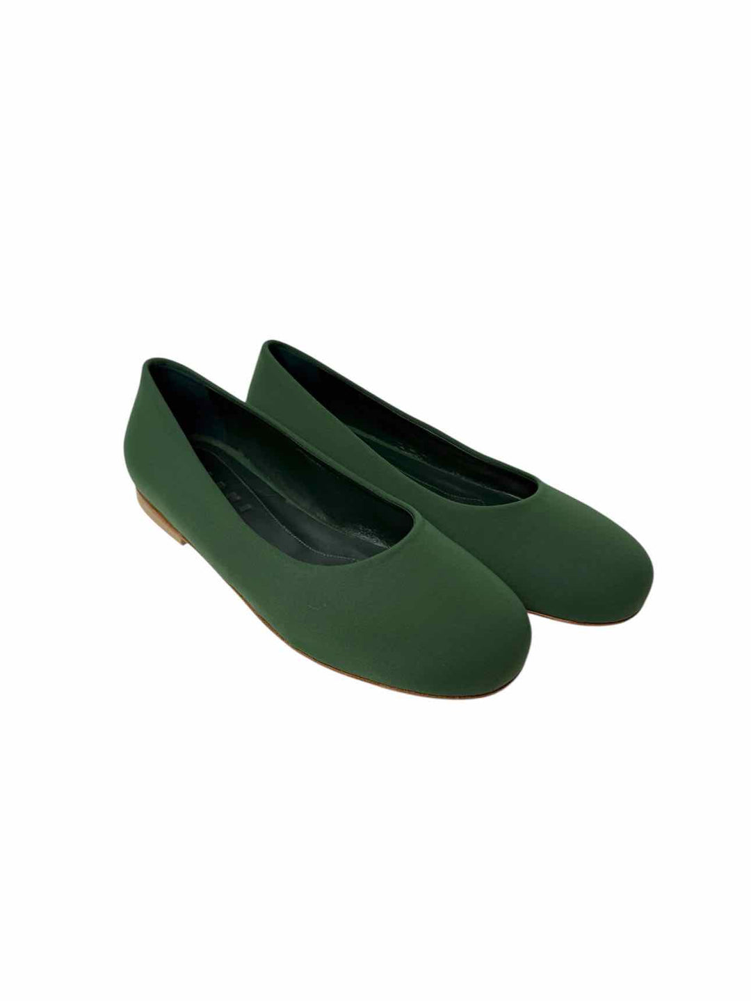 Marni Size 38 Green Fabric Ballet Flats