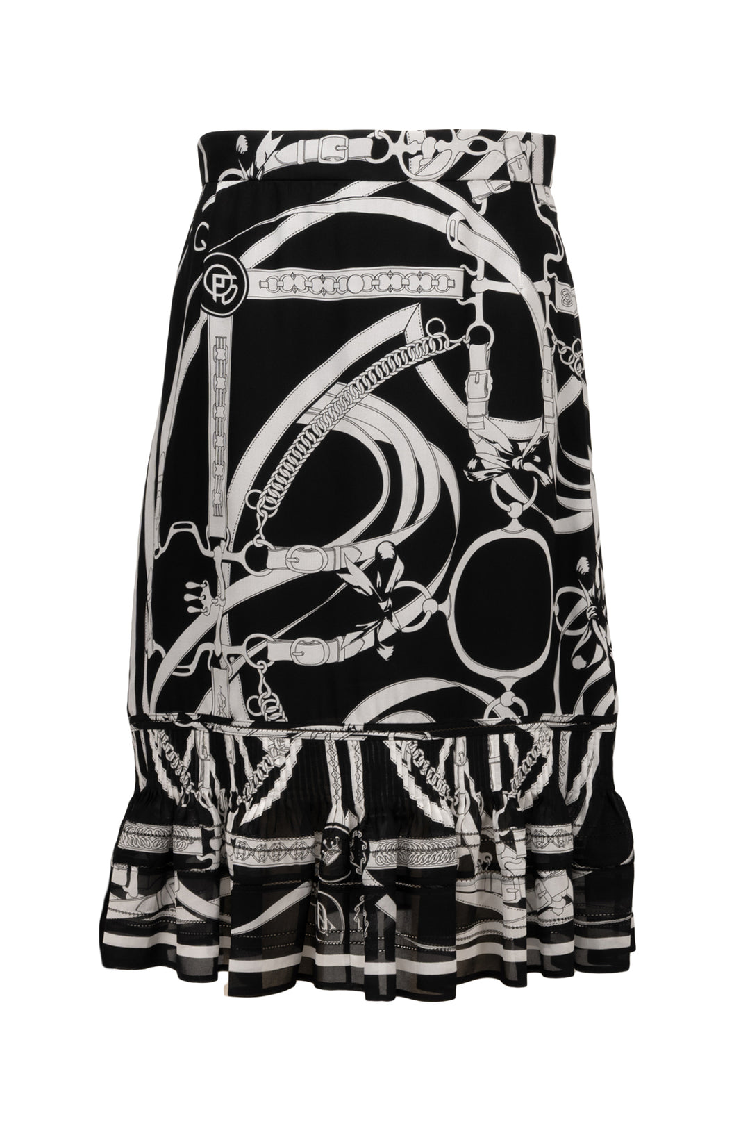 Hermes Size 40 "Promenade du Matin Remix" Skirt