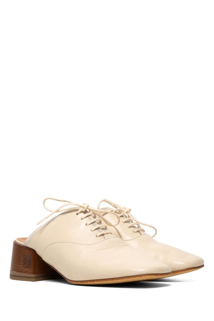 Loewe Size 36 Slip On Soft Derby Mules