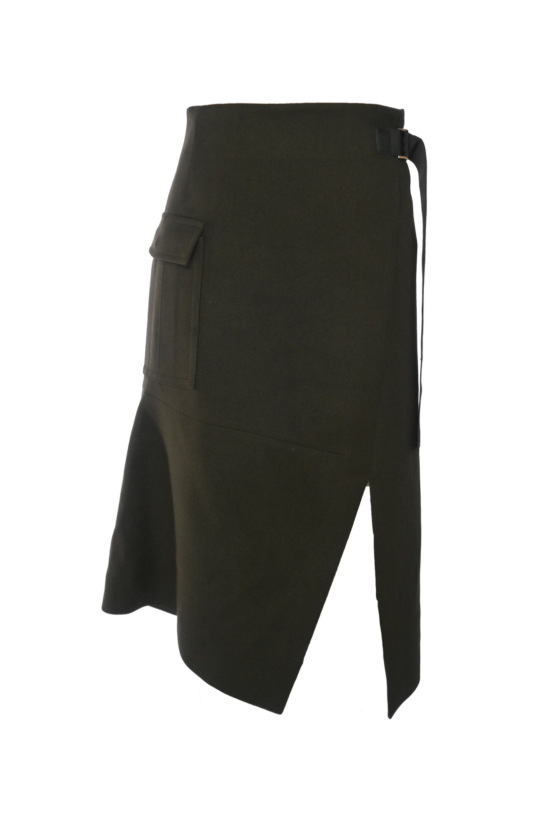 Sacai Size 3 Asymmetric Side Slit Skirt