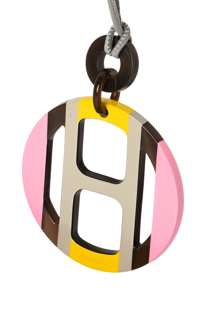 Hermes H Equipe Pendant Necklace