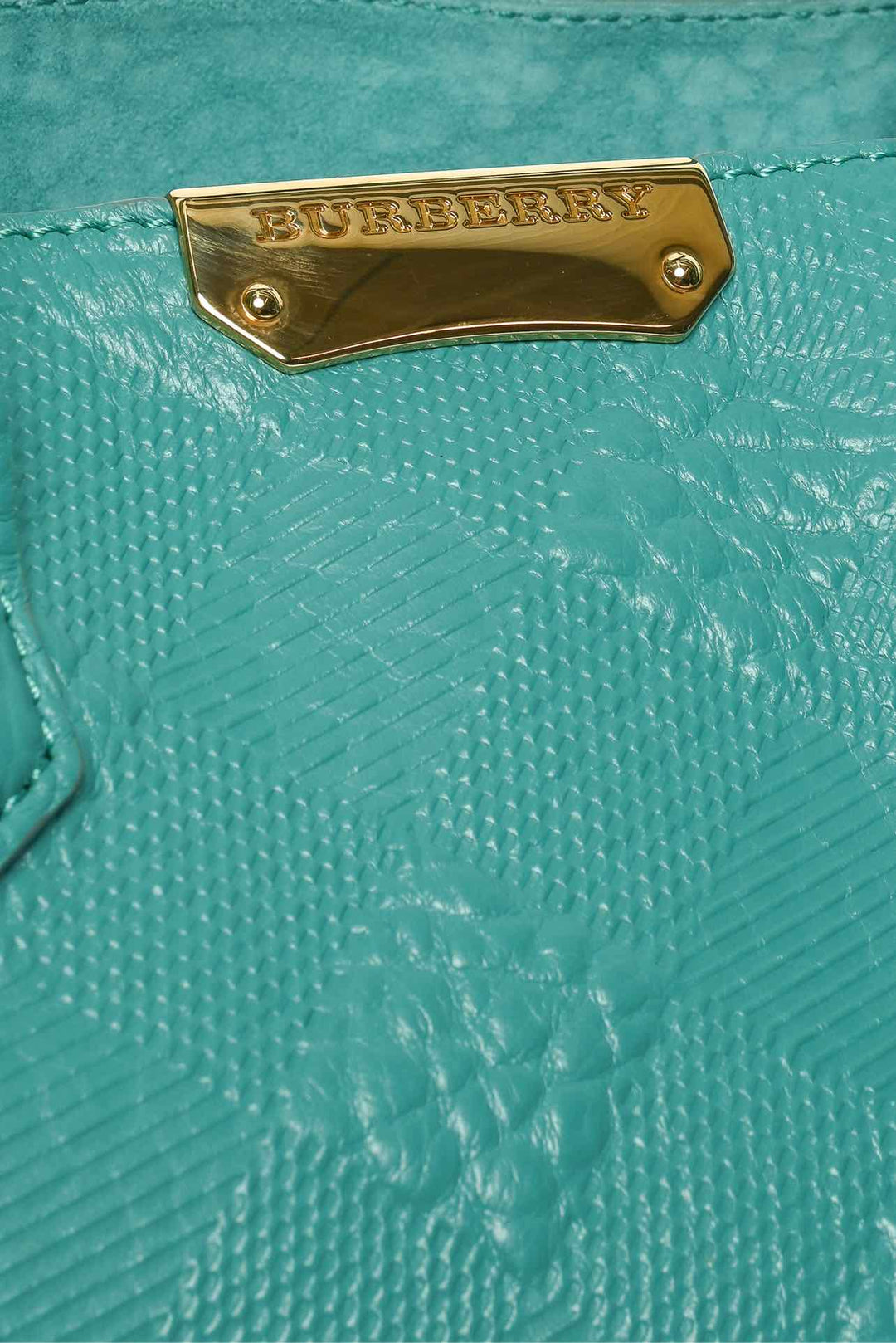 Burberry Embossed Check Leather Dewsbury Tote