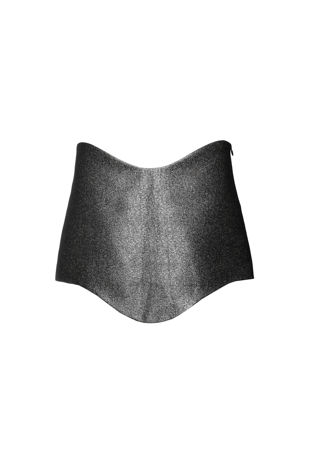 The Attico Size 40 Wave Tech Shimmering Mini Skirt