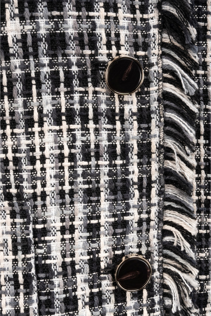 Kate Spade Size 0 Fringe Edge Tweed Coat & Dress Set