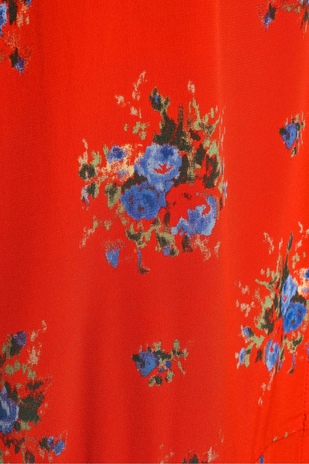 Ganni Size 38 Floral Wrap Maxi Dress
