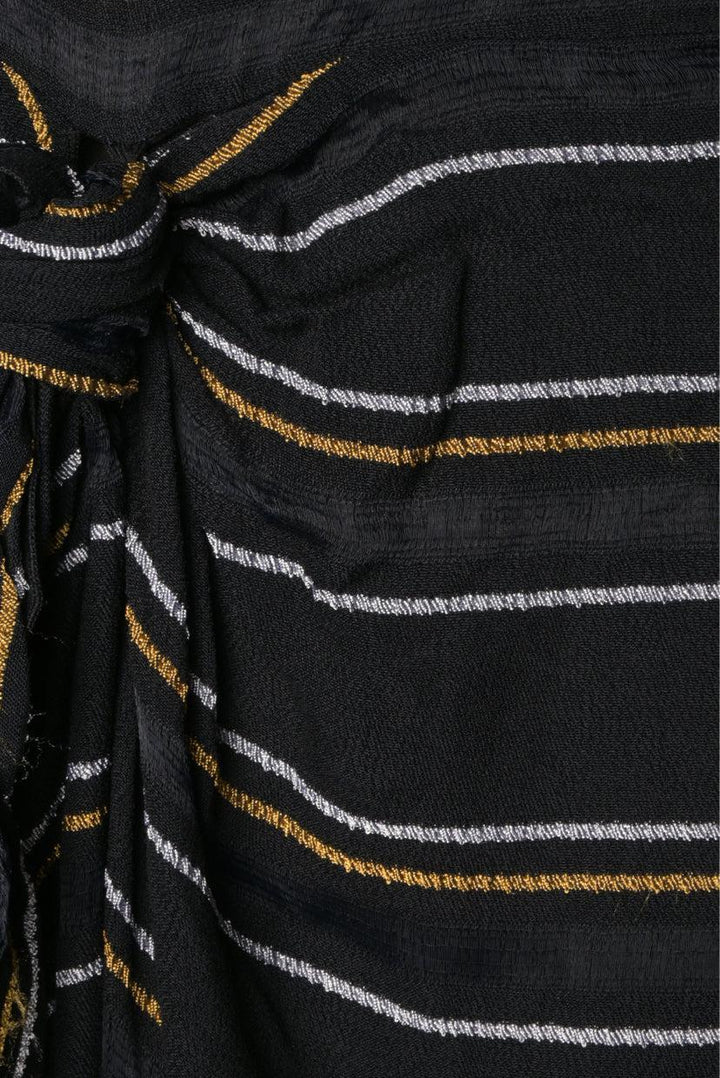 Proenza Schouler Size 10 Striped Knot Detail Dress