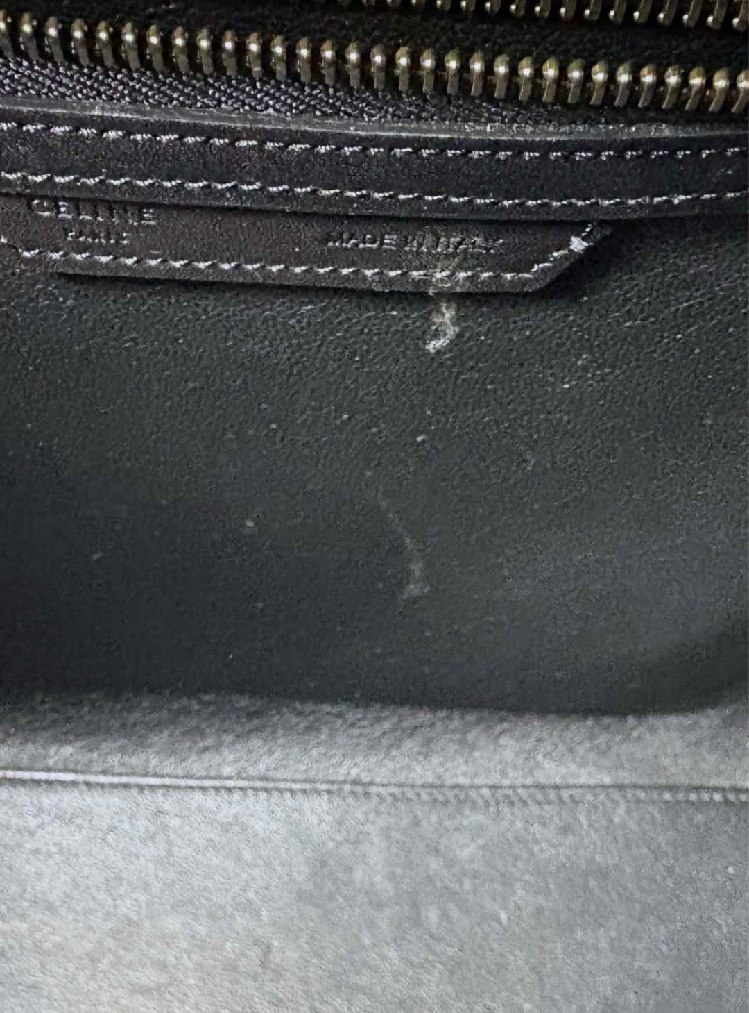 Celine 2014 Tri-Colour Micro Luggage Tote