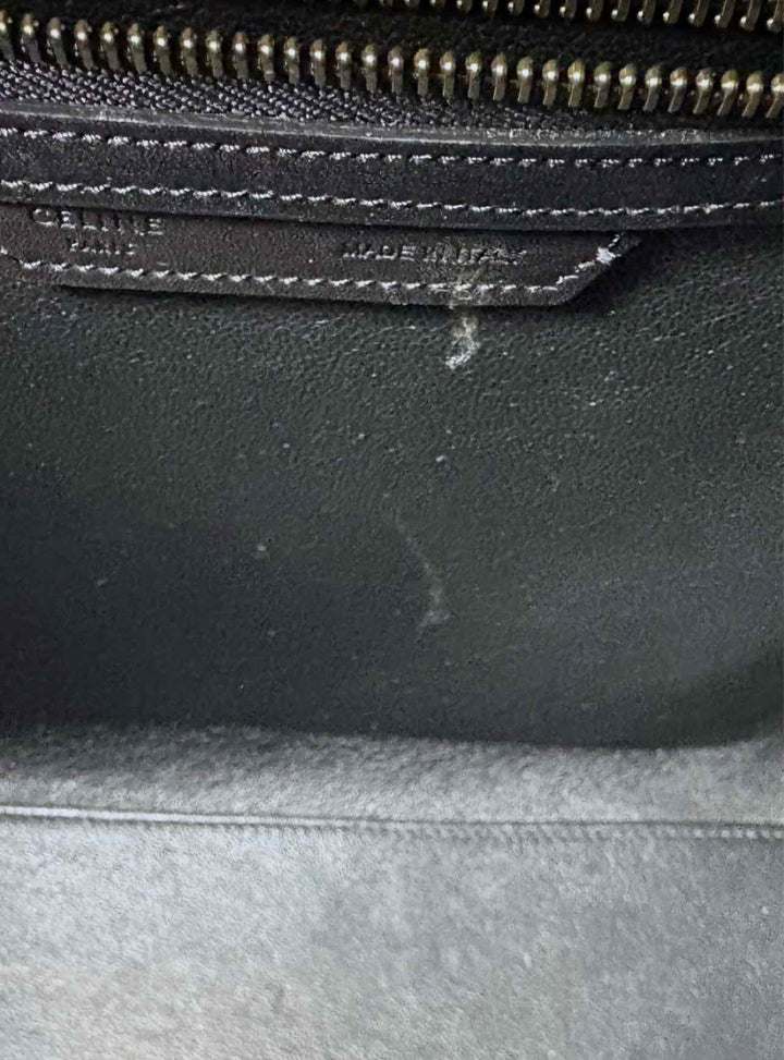 Celine 2014 Tri-Colour Micro Luggage Tote