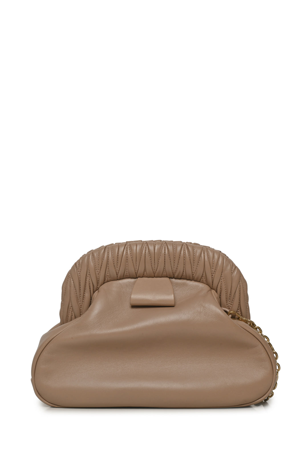 Miu Miu Belle Nappa Pochette Clutch Bag
