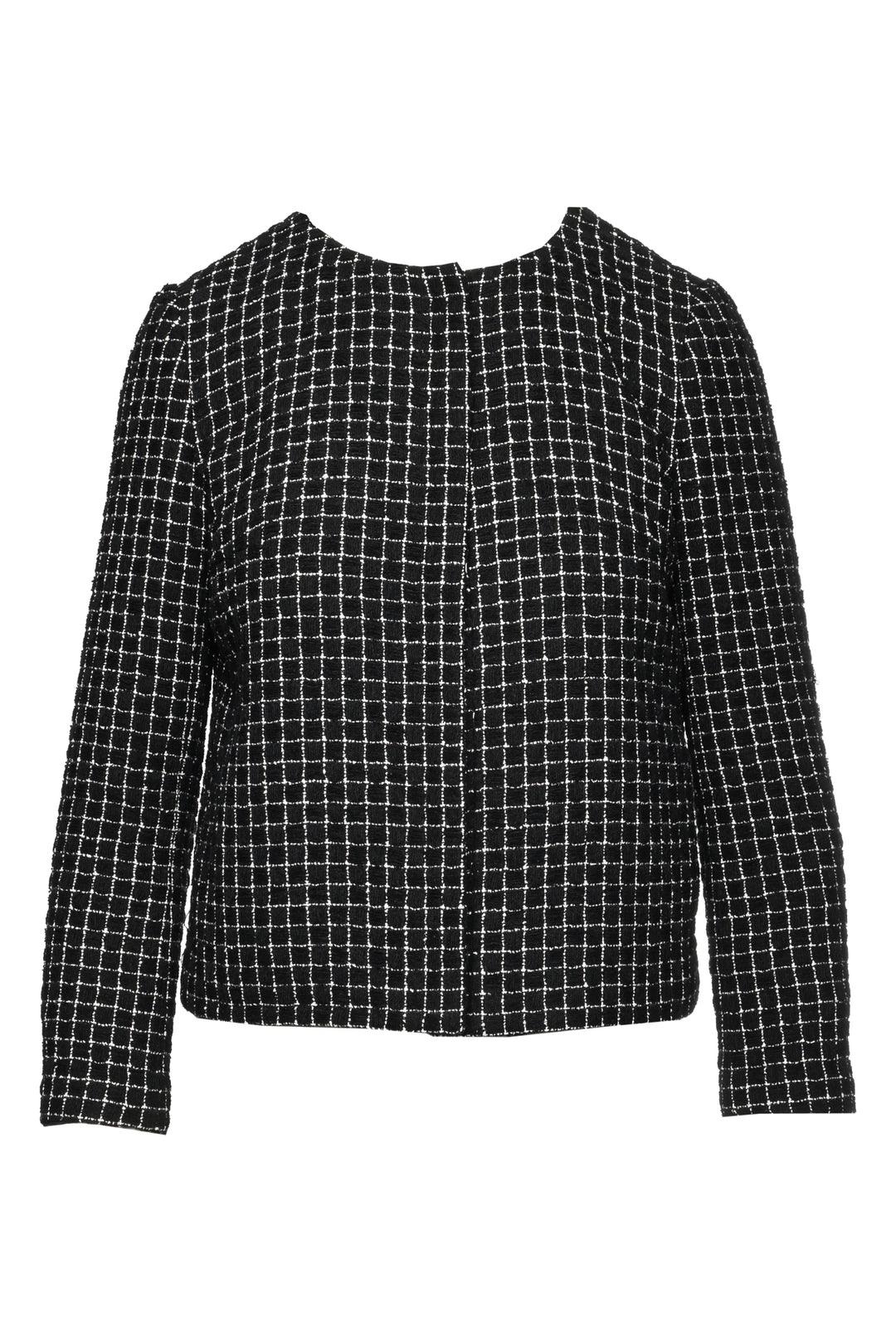 Chanel Size 36 Tweed Jacket with Quilted Lining