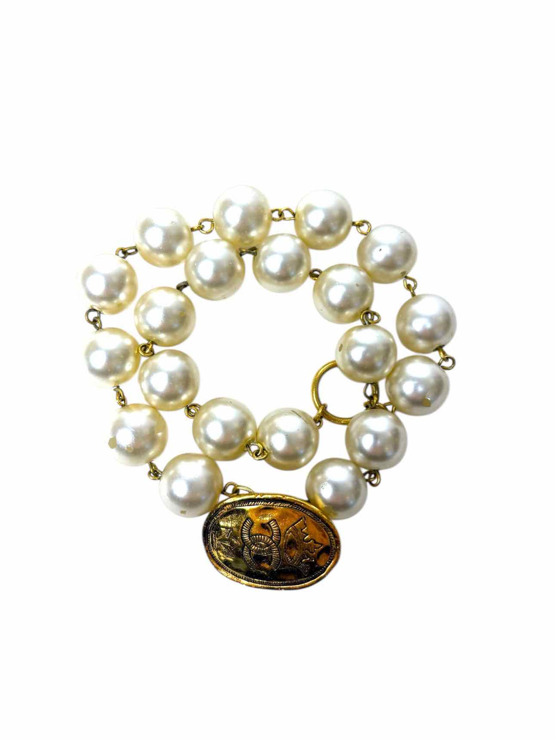 Chanel Vintage Faux Pearl  Bracelet