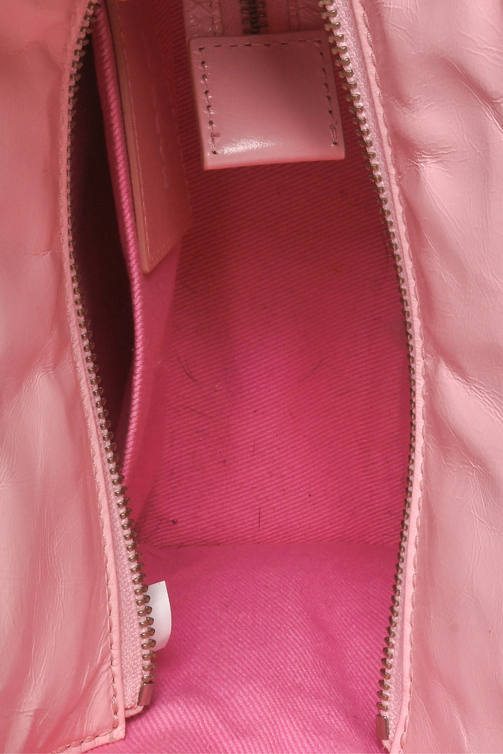 Marc Jacobs The Shiny Crinkle Puffed Leather Small Tote