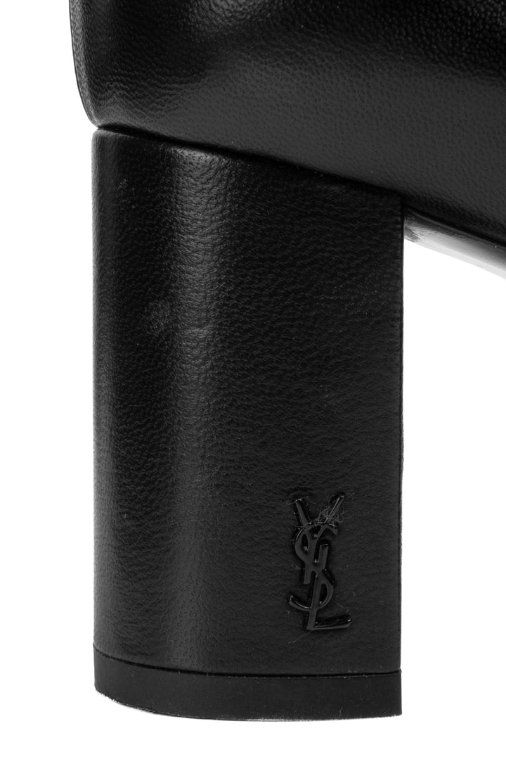 Saint Laurent Size 37 Betty Leather Ankle Boots