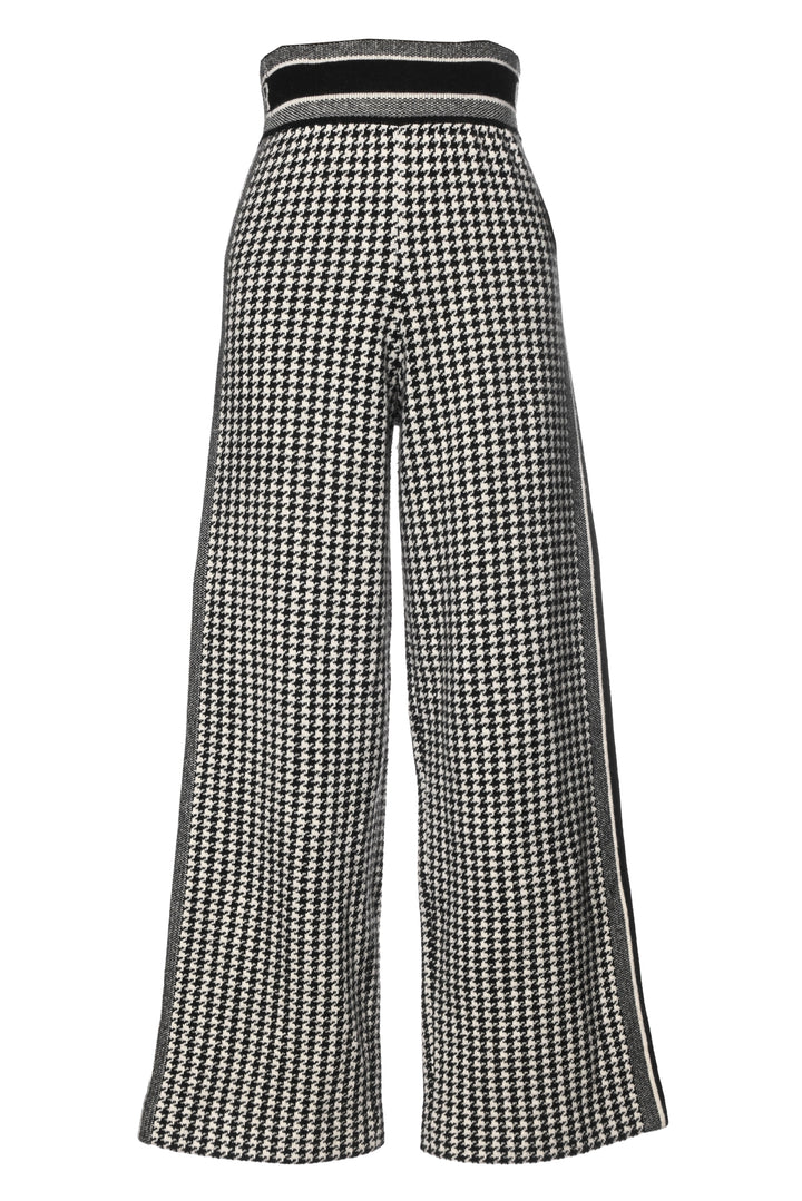 Dior Size 2 Houndstooth Cashmere Sweatpants