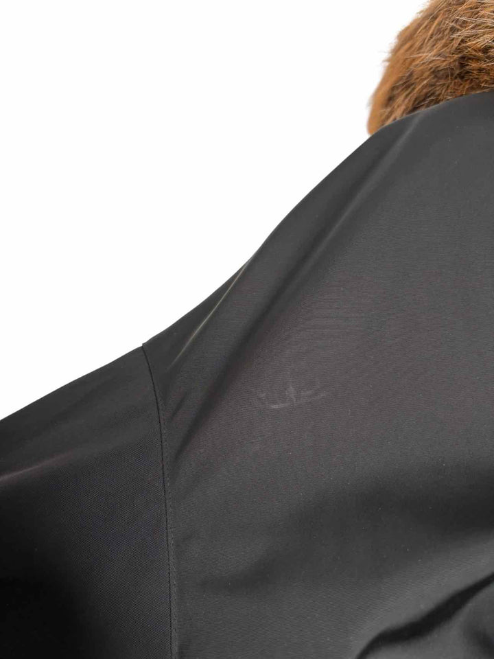 Georges Rech Fur Trim Hooded Size 1 Coat