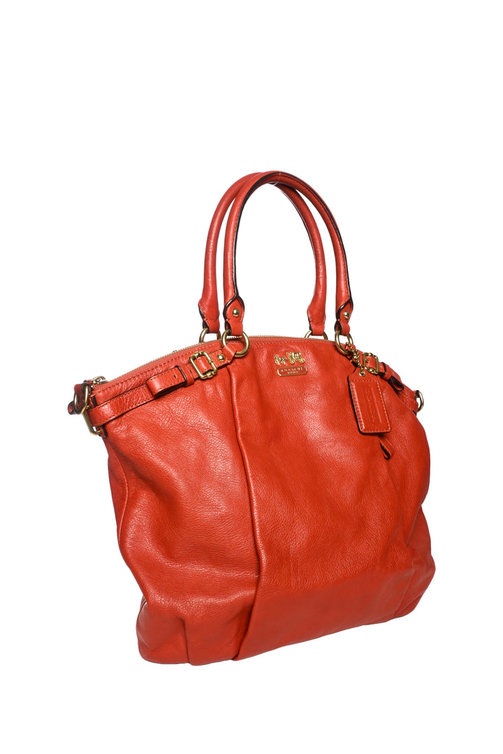 Coach Madison Leather Lindsey Satchel Shoulder Bag