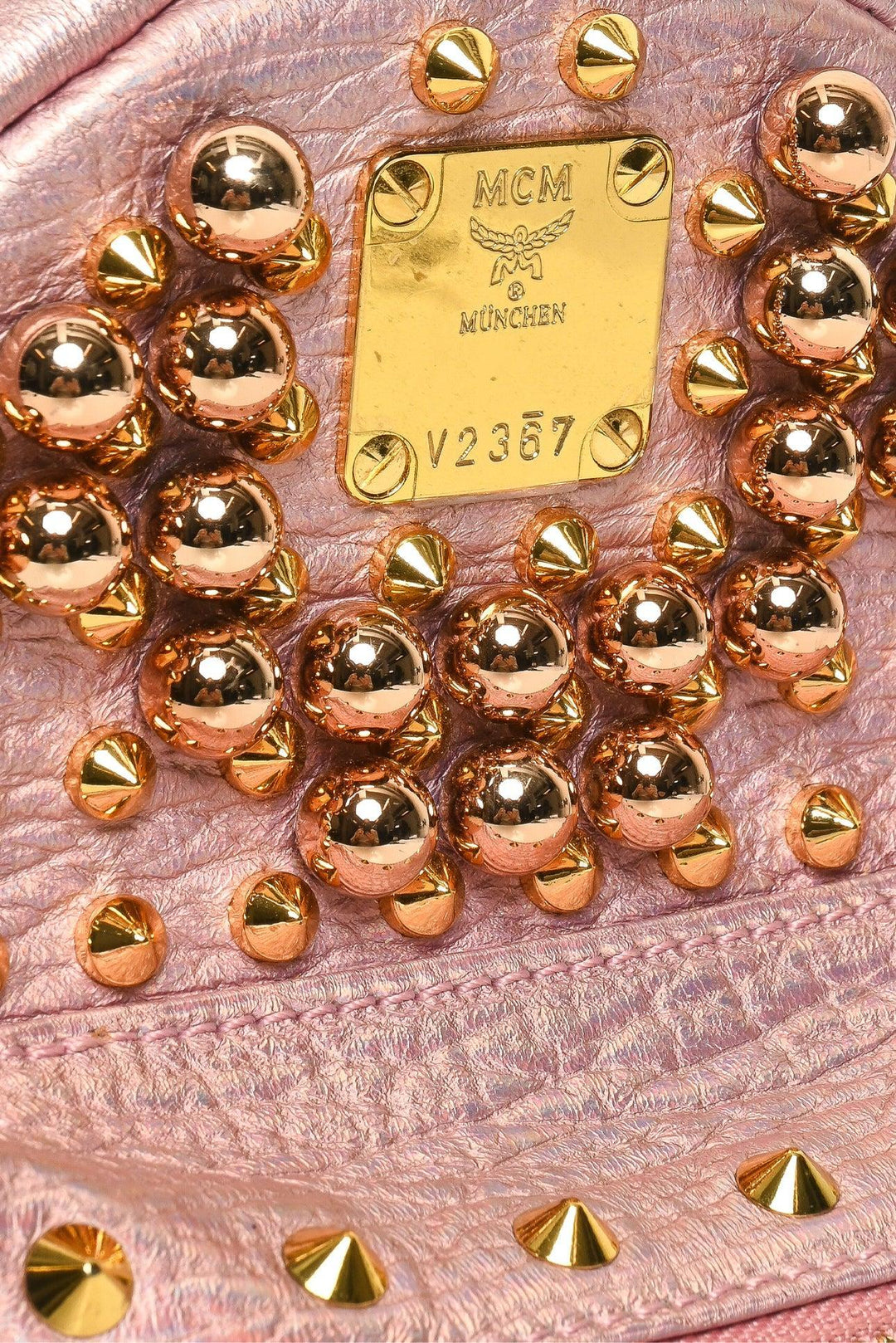 MCM Stark Bebe Boo Studded X-Mini Backpack