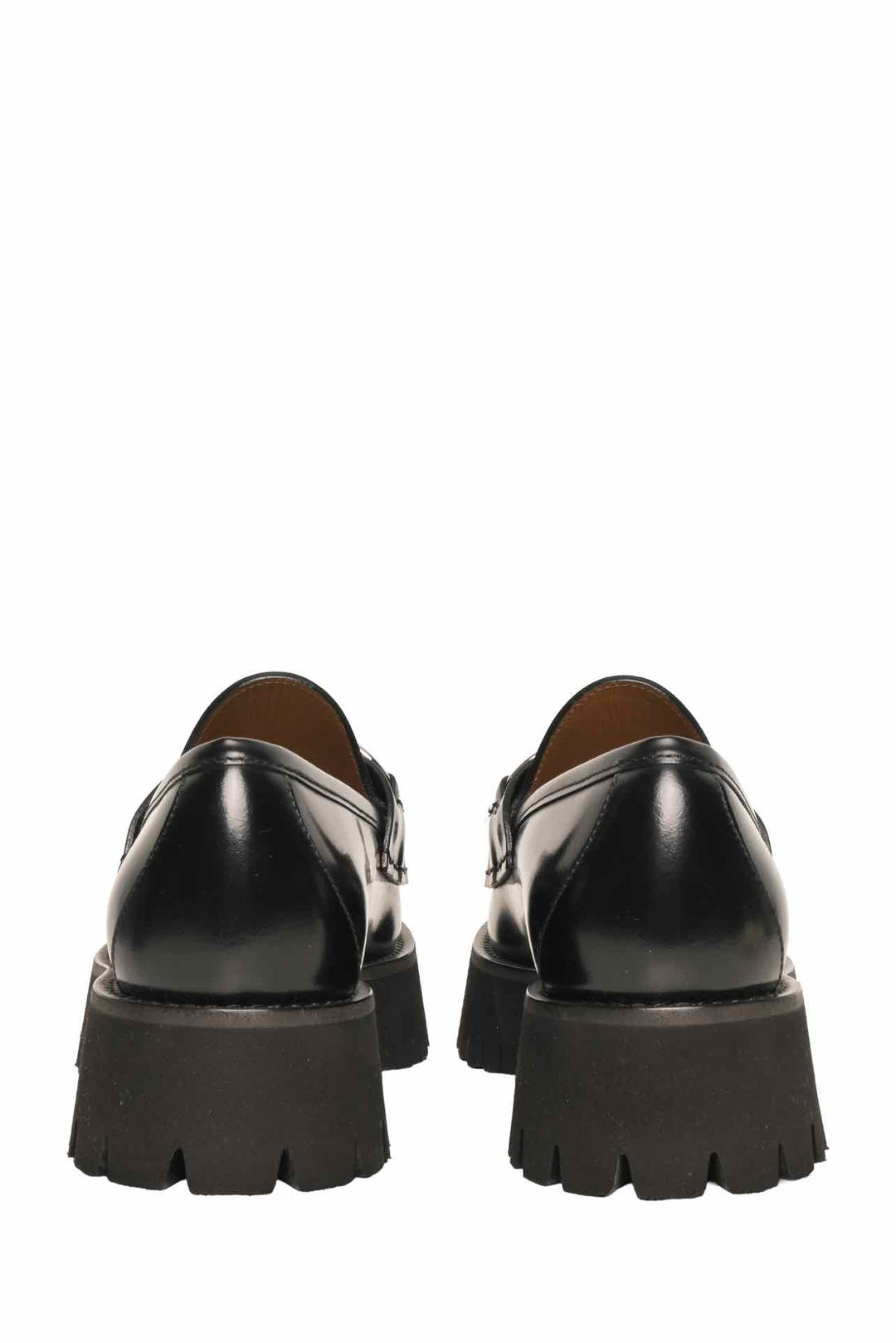 Gucci Size 37 Horsebit Platform Loafers