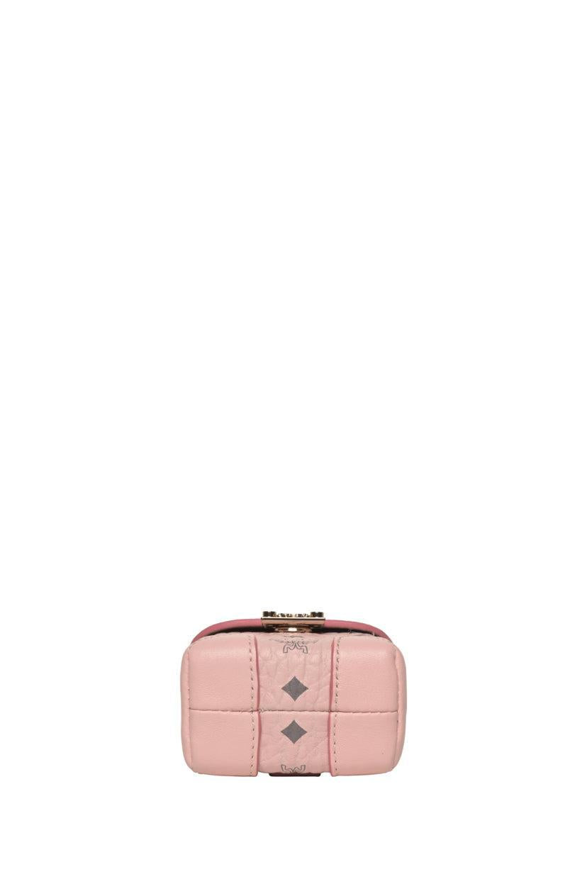 MCM Visetos Mini Soft Berlin Bag Charm Crossbody