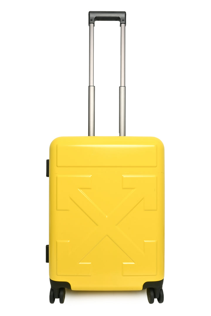 Off White Arrow Trolley Suitcase