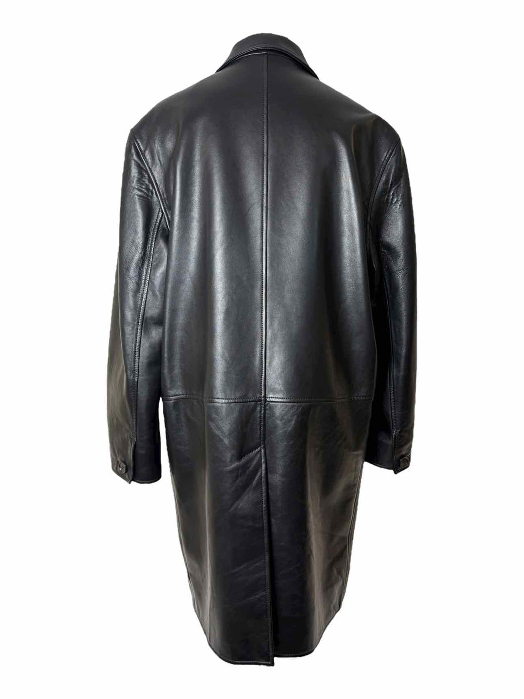 Simone Rocha Size M Crystal & Faux Pearl Embellished Lamb Leather Coat