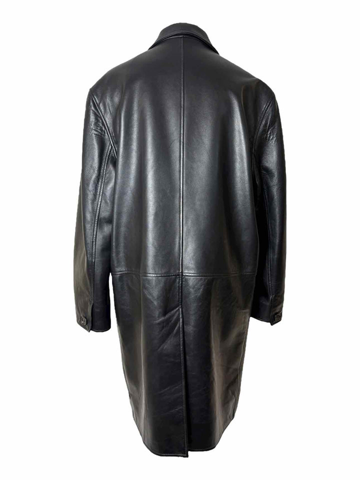 Simone Rocha Size M Crystal & Faux Pearl Embellished Lamb Leather Coat