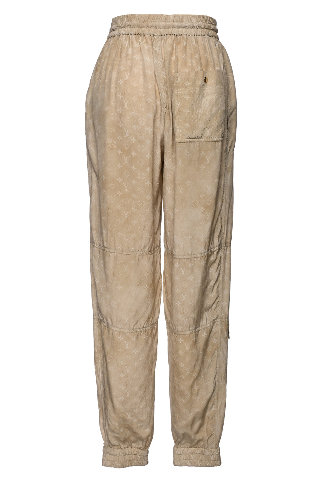Louis Vuitton Size 34 Monogram Cloud Silk Lounge Pants