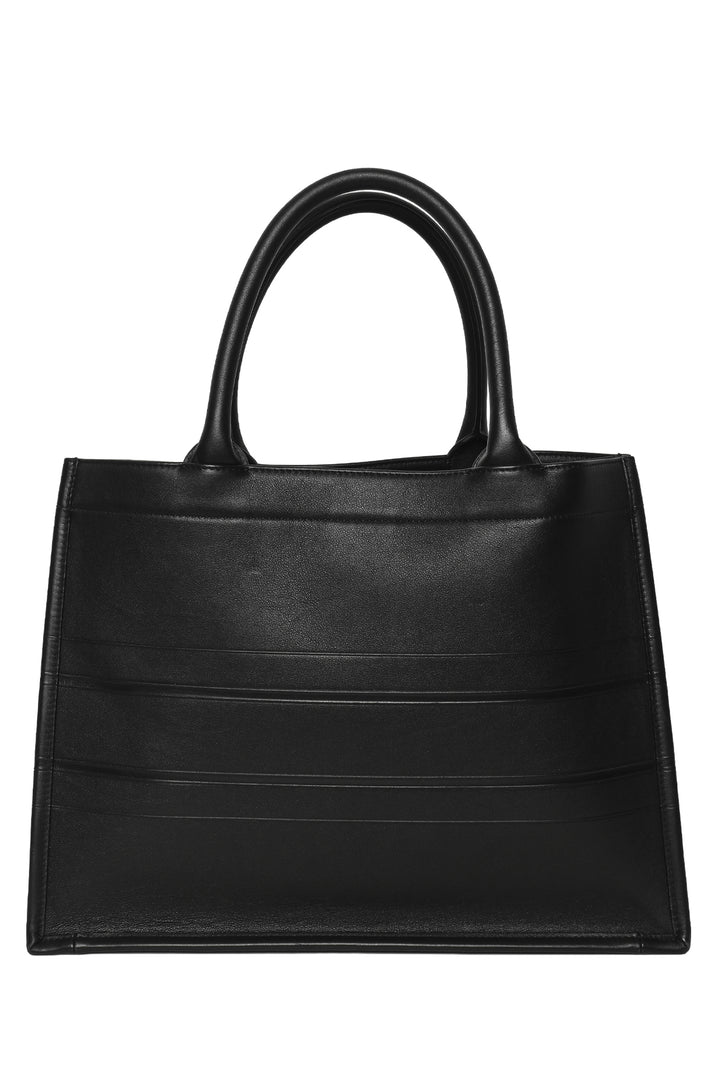 Dior 2020 Medium Embossed Calfskin Leather Book Tote